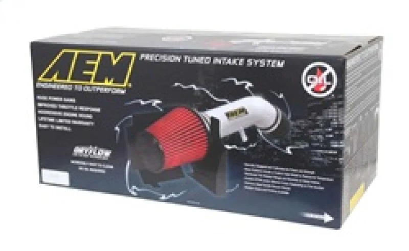AEM 92-94 Nissan 240SX Red Short Ram Intake - Image 3