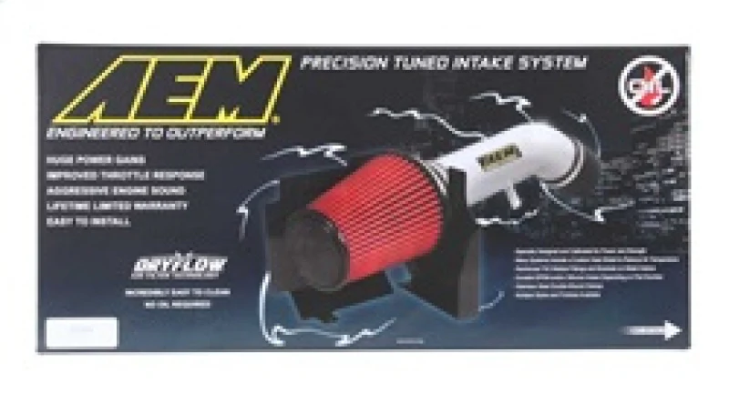 AEM 92-94 Nissan 240SX Red Short Ram Intake - Image 7