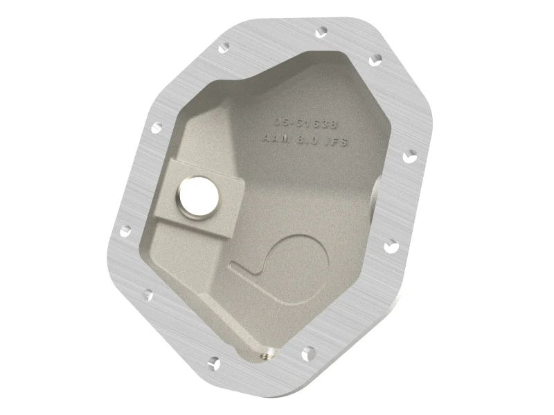 aFe 19-25 GM Trucks Front Diff Cover - Raw w/ Machined Fins - Image 5