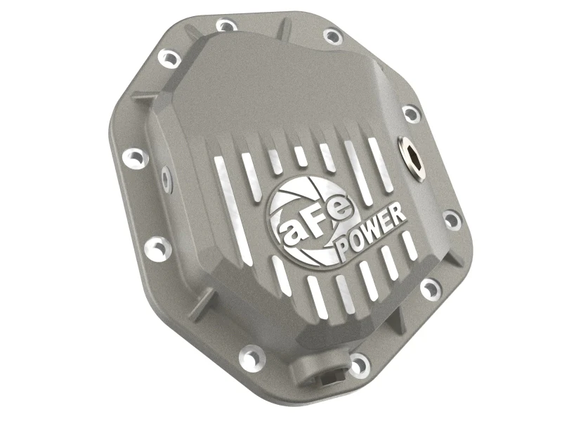 aFe 19-25 GM Trucks Front Diff Cover - Raw w/ Machined Fins - Image 6