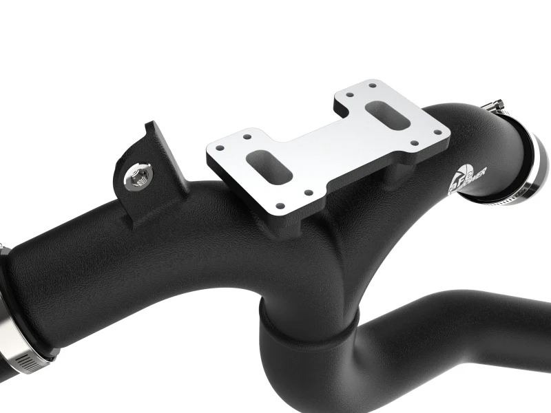 aFe 19-26 Genesis G70 V6 3.3L (tt) BladeRunner Aluminum Hot Charge Pipe - Black - Image 3