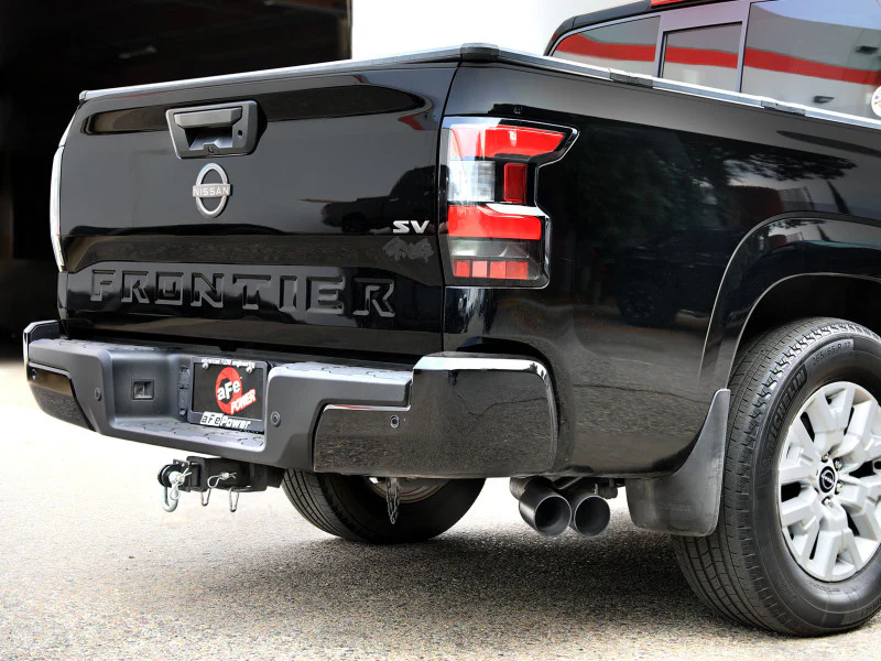 aFe 2022+ Nissan Frontier V6 Vulcan Series SS Cat-back Exhaust w/ Black Tips - Image 3