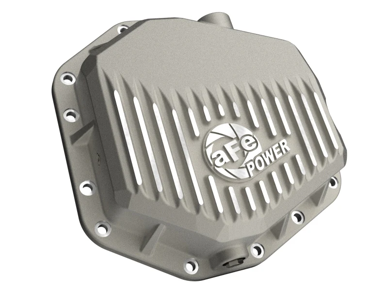 aFe 22-25 Ford Bronco Raptor V6 Rear Diff Cover - Raw w/ Machined Fins - Image 5