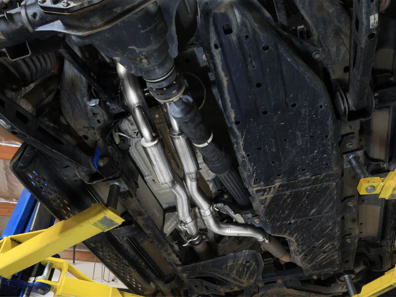 aFe 22-26 Ford Bronco V6 3.0L (tt) Vulcan Series 3in 304SS Cat-Back Exhaust System w/ Polished Tips - Image 4