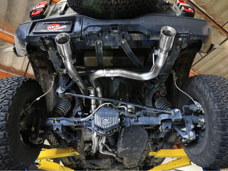 aFe 22-26 Ford Bronco V6 3.0L (tt) Vulcan Series 3in 304SS Cat-Back Exhaust System w/ Polished Tips - Image 5