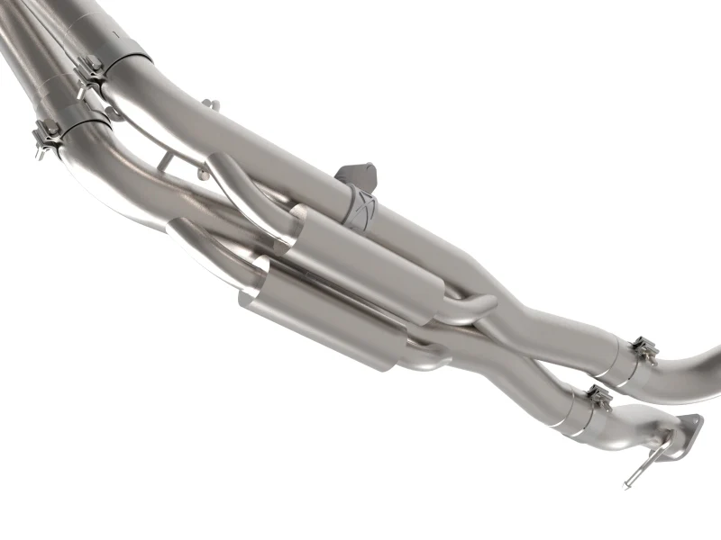aFe 22-26 Ford Bronco V6 3.0L (tt) Vulcan Series 3in 304SS Cat-Back Exhaust System w/ Polished Tips - Image 7