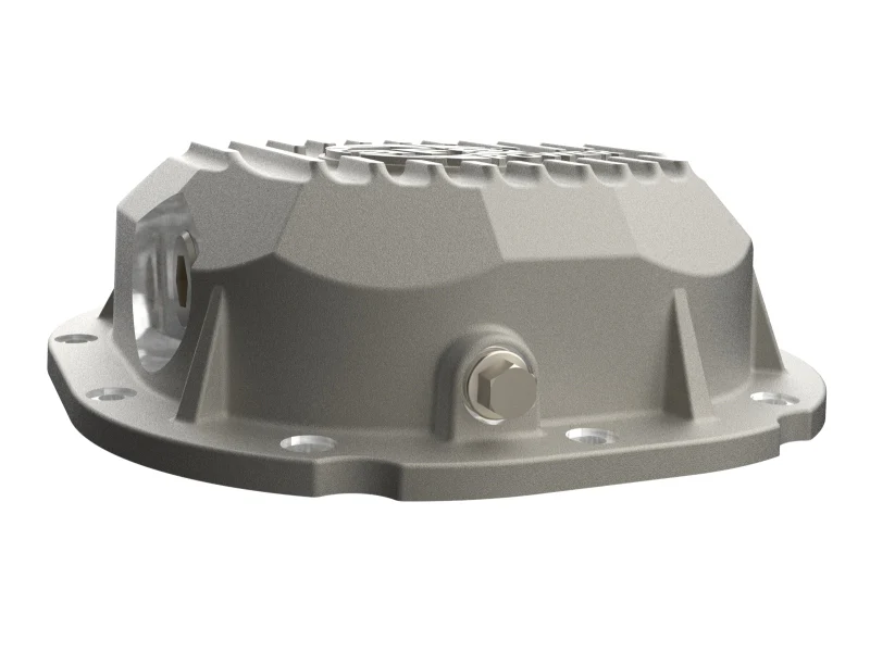 aFe 90-14 Ford F-150 Rear Differential Cover - Raw w/ Machined Fins - Image 6
