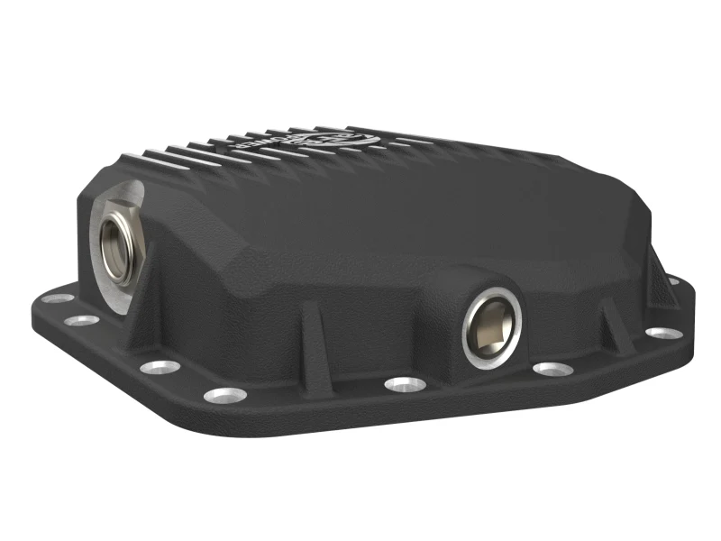 aFe Ford Bronco Raptor 22-25 V6-3.0L POWER Pro Series Rear Differential Cover Black w/ Machined Fins - Image 8
