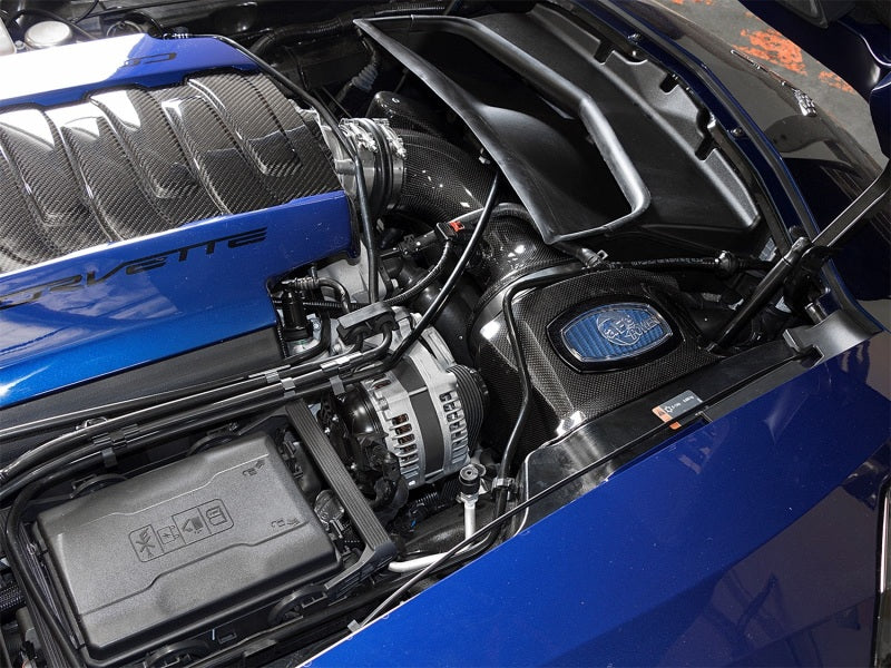 aFe Momentum Black Series Carbon Fiber Intake System P5R 14-17 Chevy Corvette 6.2L (C7) - Image 2