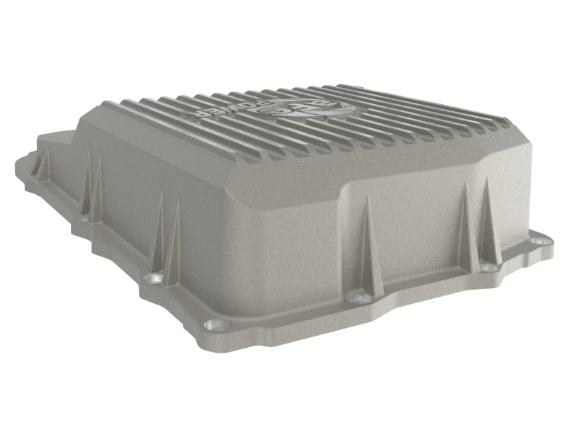 aFe POWER 21-24 Ram TRX (8HP90/95 Trans) Street Series Transmission Pan - Raw w/ Machined Fins - Image 6