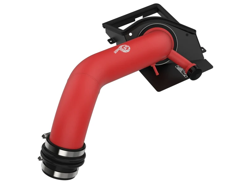aFe Rapid 15-21 VW GTI L4 2.0L Induction Red Edition Cold Air Intake System w/ Pro DRY S Filter - Image 7