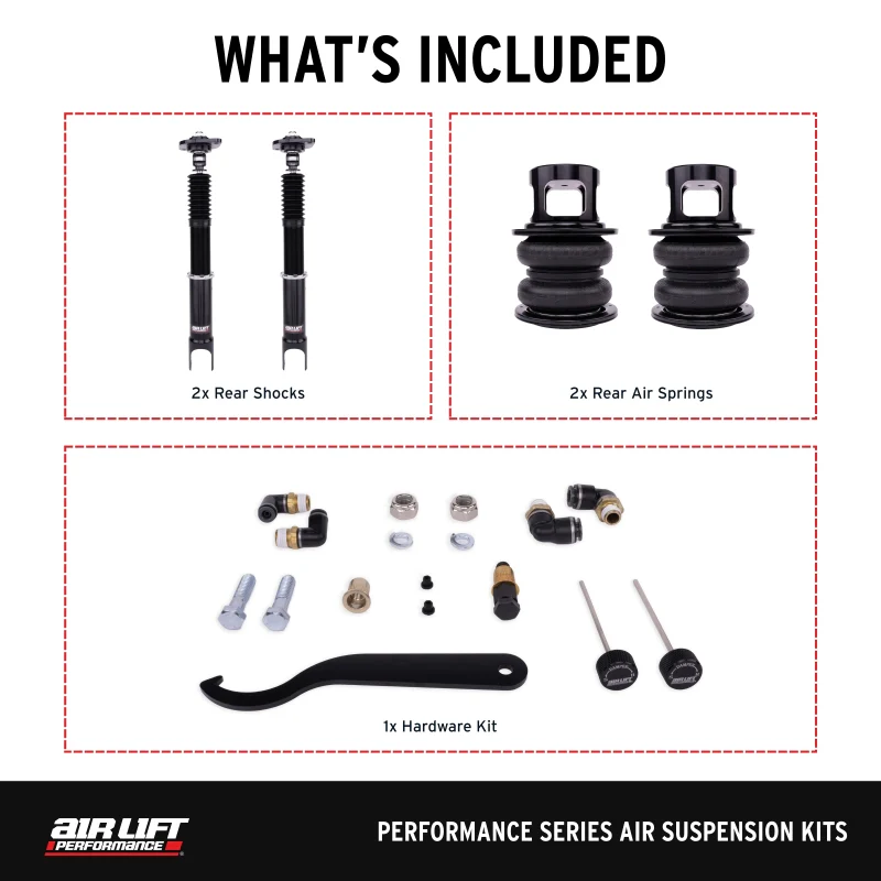 Air Lift Performance 03-06 Infiniti G35 Sedan / 03-08 Nissan 350Z Air Suspension Rear Kit - Image 7