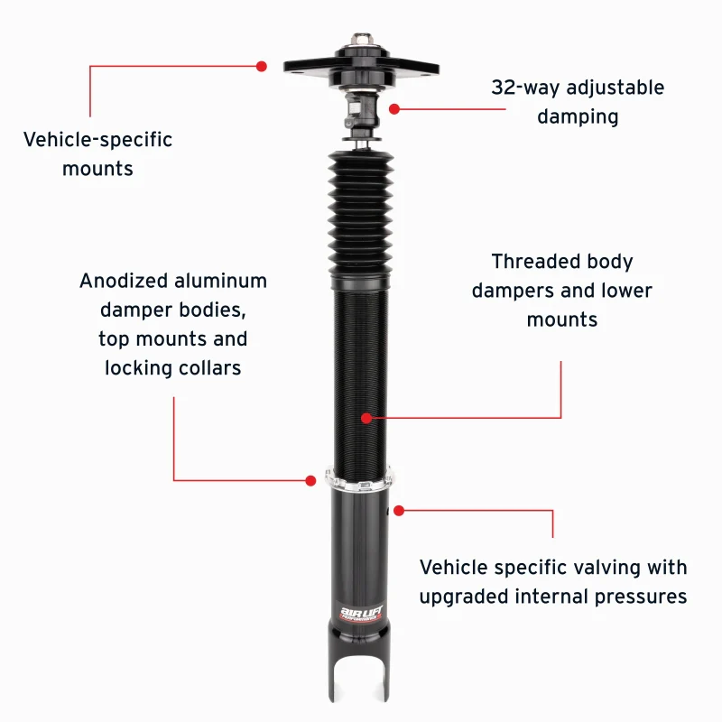 Air Lift Performance 09-13 Infiniti G37 / 09-20 Nissan 370z Rear Air Suspension Kit - Image 4