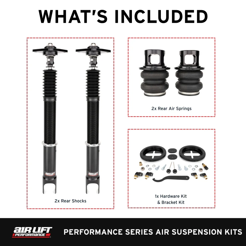 Air Lift Performance 09-13 Infiniti G37 / 09-20 Nissan 370z Rear Air Suspension Kit - Image 7