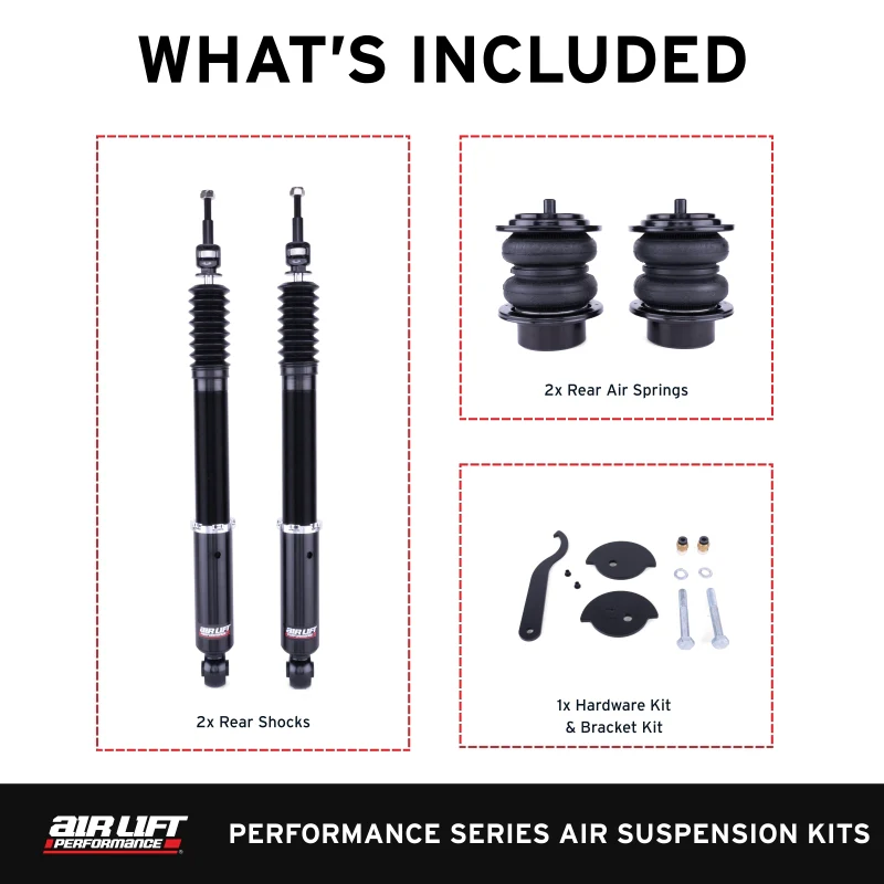 Air Lift Performance 09-16 Audi A4 Quattro & FWD S4/RS4 Rear Air Suspension Kit - Image 7