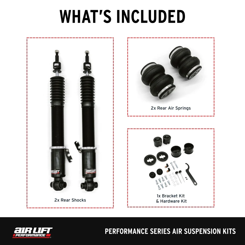 Air Lift Performance 20-24 Toyota GR Supra / 19-24 BMW Z4 (G29) Air Suspension Rear Kit - Image 4
