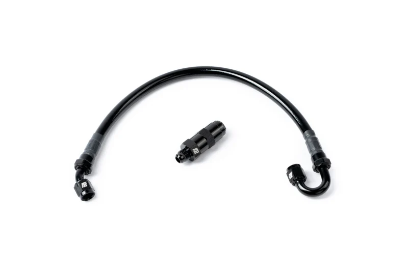 AMS Performance 5/16 Quick Connect to -6AN Inline Fuel Pulsation Damper w/ -6AN Fuel Line - Image 6