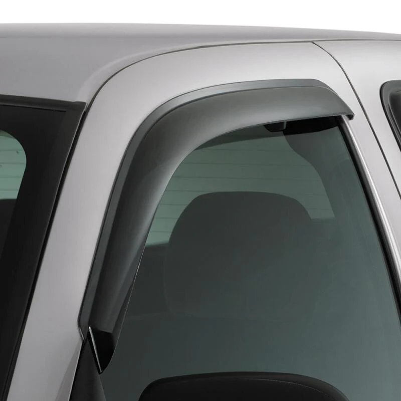 AVS 04-12 Chevy Colorado Standard Cab Ventvisor Outside Mount Window Deflectors 2pc - Smoke - Image 2
