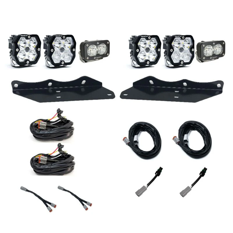 Baja Designs 17-20 Ford Raptor Squadron Sport 2.0/S2 Fog Pocket Kit (Multi Patterns) - Clear - Image 2