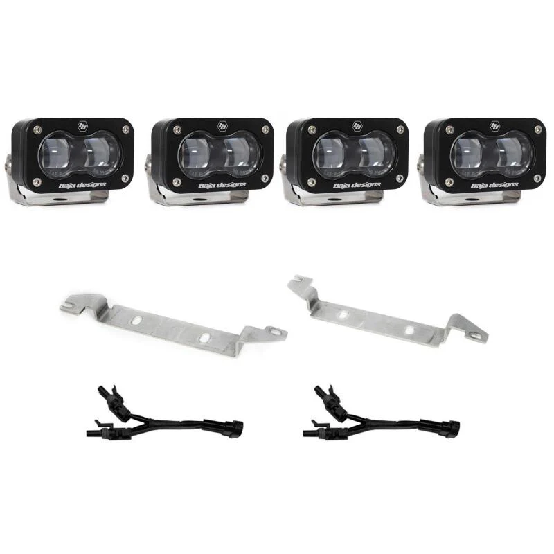 Baja Designs 2025 Toyota 4Runner S2 SAE Fog Pocket Light Kit - Clear