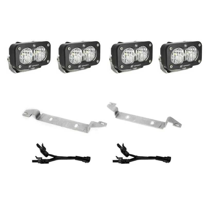 Baja Designs 2025 Toyota 4Runner S2 Sport Fog Pocket Light Kit - Clear - Image 2