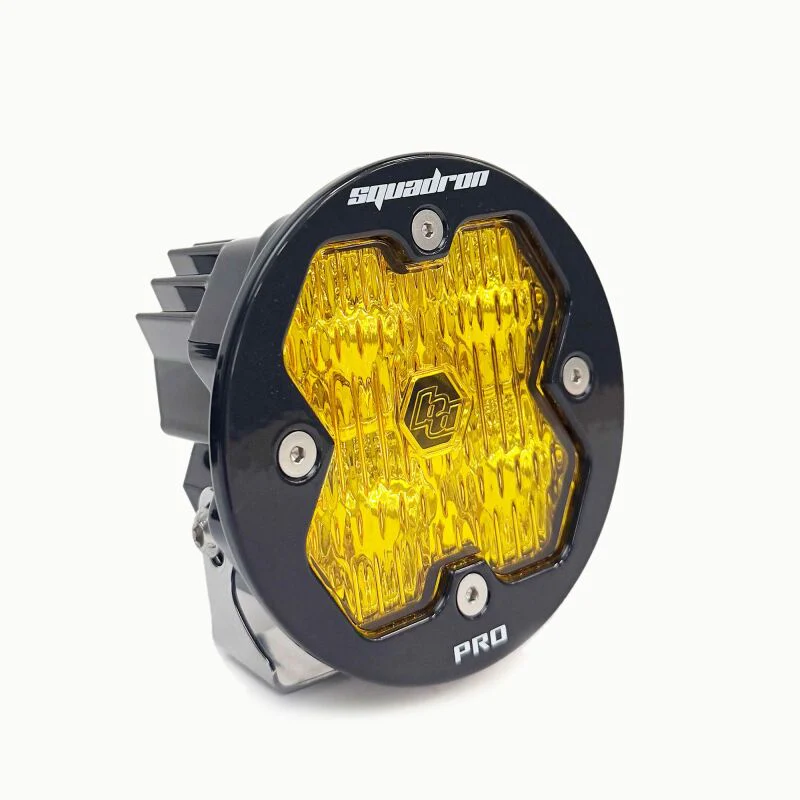 Baja Designs Squadron-R 2.0 Pro LED Wide Cornering (Single Light) - Baja Amber