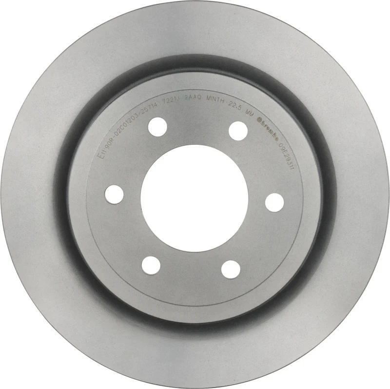 Brembo 08-21 Lexus LX570/Toyota Land Cruiser/08-22 Sequoia/07-21 Tundra Rear UV Coated Rotor