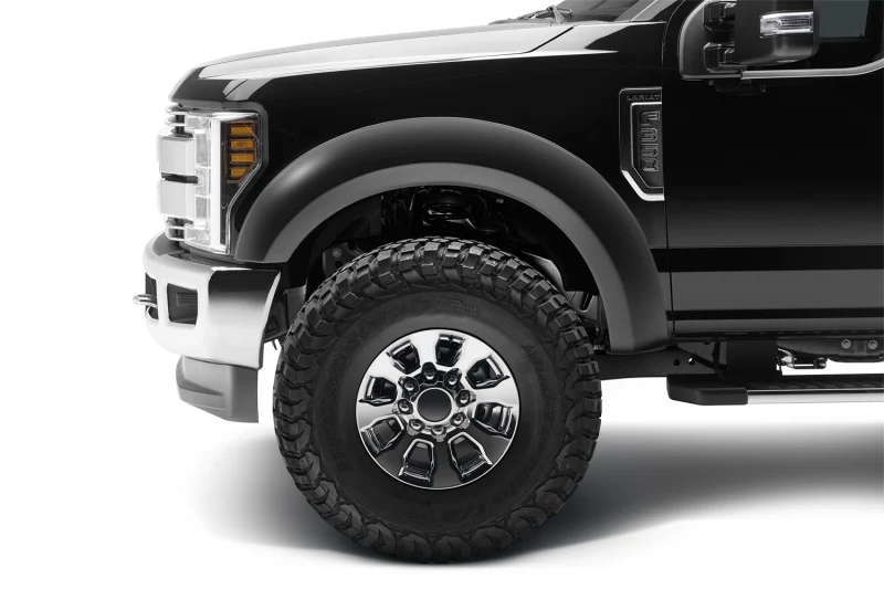 Bushwacker 17-18 Ford F-250 Super Duty Extend-A-Fender Style Flares 4pc - Black - Image 4