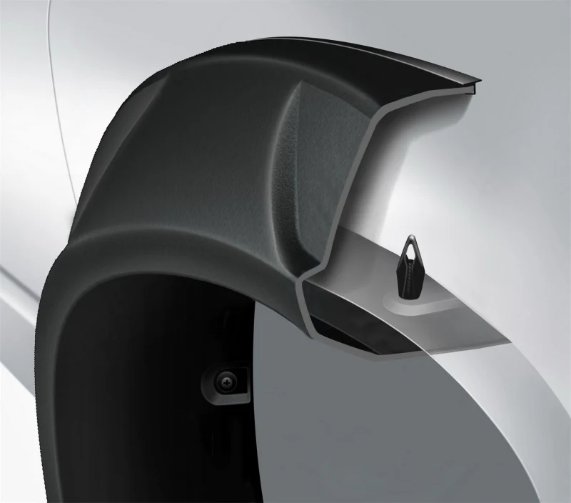 Bushwacker 19-21 Chevrolet Silverado 1500 DRT Style Flares 4pc - Black - Image 5