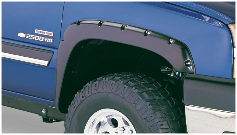 Bushwacker 21-22 Chevrolet Colorado (Ex ZR2) 61.7in Bed Fleetside FF Pocket Style Flares 4pc - Sm Bk - Image 2