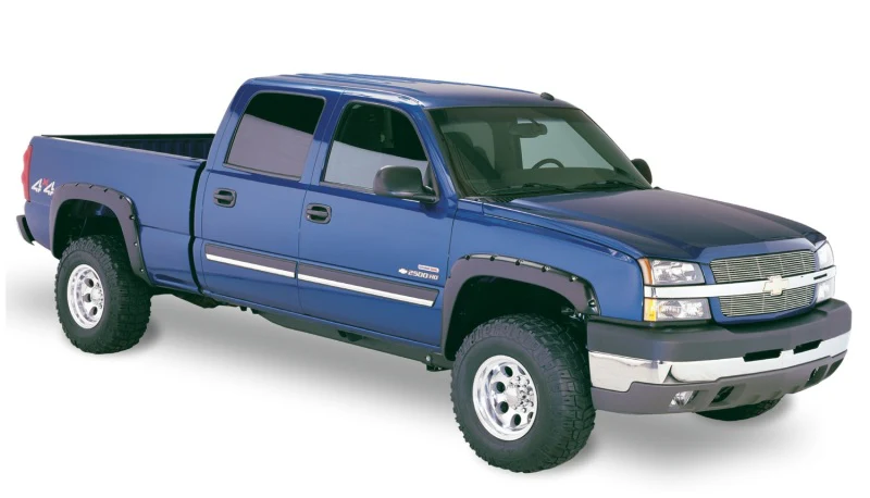 Bushwacker 21-22 Chevrolet Colorado (Ex ZR2) 61.7in Bed Fleetside FF Pocket Style Flares 4pc - Sm Bk - Image 5