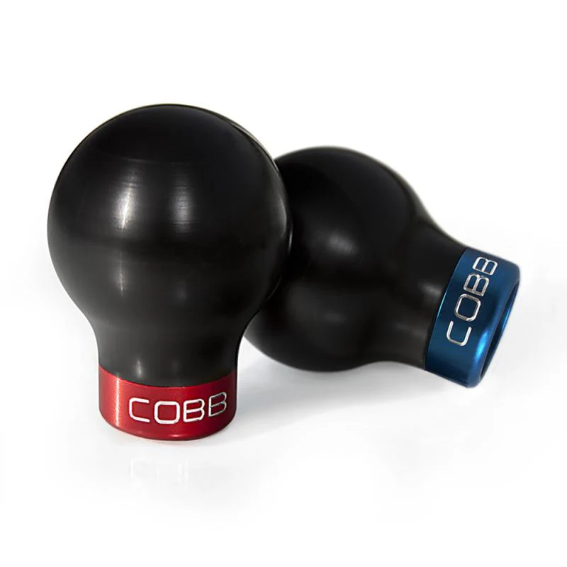 Cobb 08-15 Mitsubishi EVO X / 09-15 Ralliart Shift Knob - Stealth Black (Black/Black Base) - Image 2