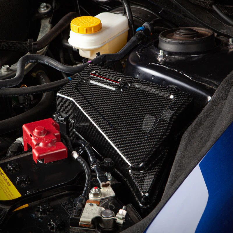 Cobb 08-21 Subaru WRX/STI (2018 Type RA / 2019 S20) Redline Fuse Cover - Gloss Finish - Image 3
