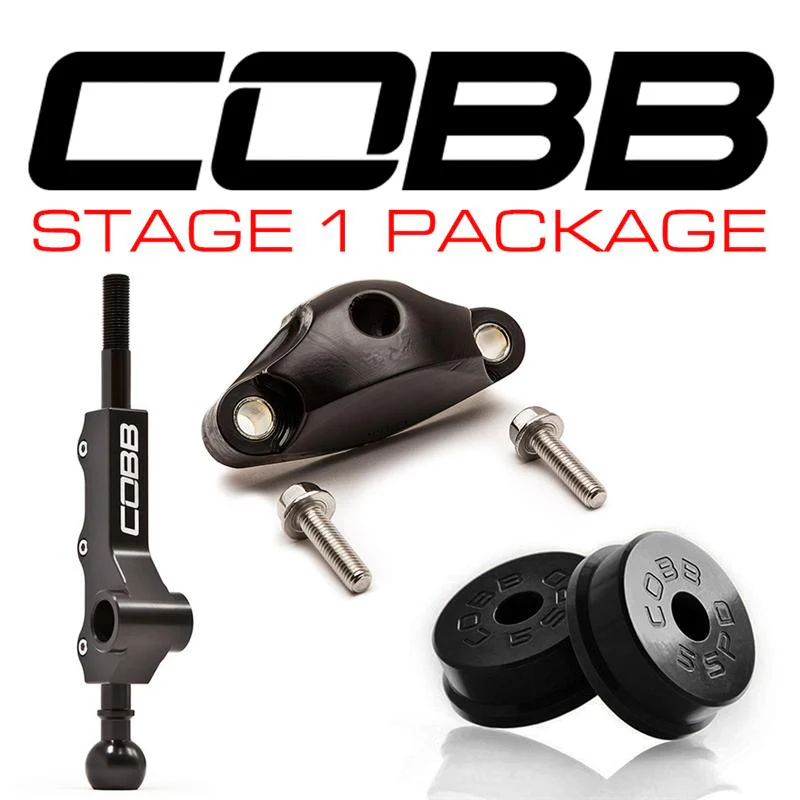 Cobb 13-18 Ford Focus ST / 16-18 Focus RS Stage 1+ Drivetrain Package (White w/Red Shift Knob) - Image 2