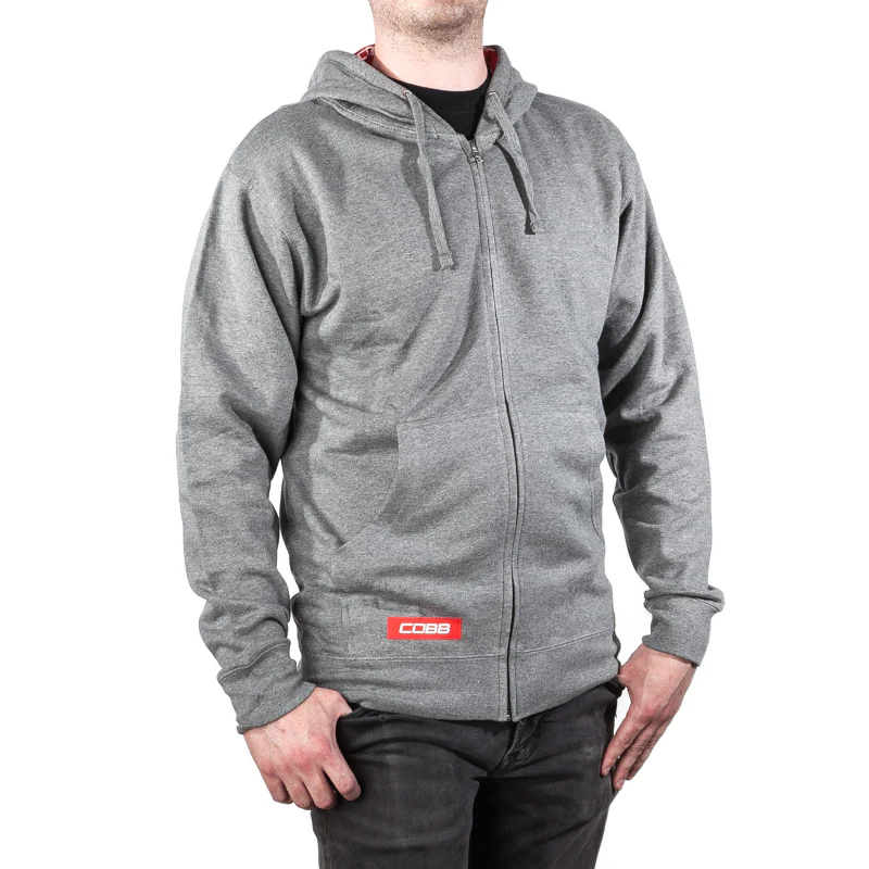 Cobb Grey Zippered Hoodie - Size XX-Large - Image 3