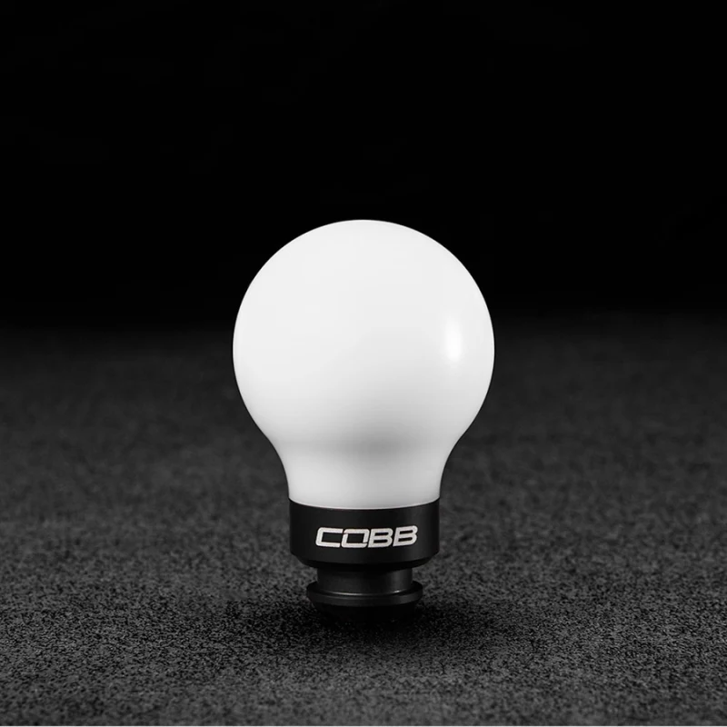 Cobb Subaru 5-Speed COBB Knob - White Knob w/ Stealth Black - Image 4