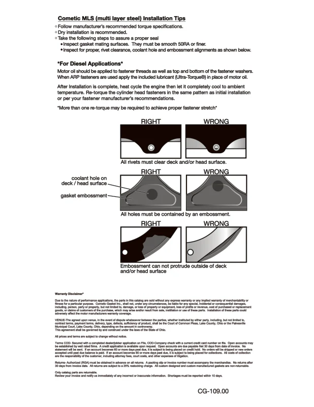 Cometic Gasket GM LSX Gen-4 SB V8 .063in DST Cyl. HG - 4.165in Bore - 1/2in & 3/8in Studs - LHS - Image 3
