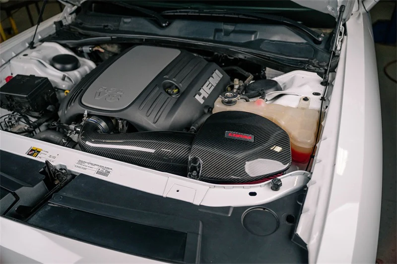 Corsa 11-23 Dodge Challenger/Charger 5.7L V8 Carbon Fiber Open Element Air Intake - Dry - Image 2