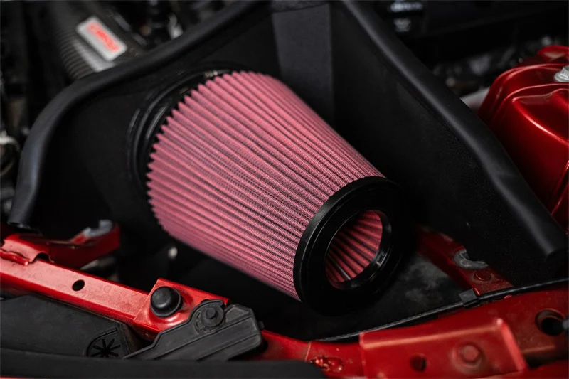 Corsa 16-24 Chevrolet Camaro SS 6.2L V8 Carbon Fiber Open Element Air Intake - Dry - Image 2