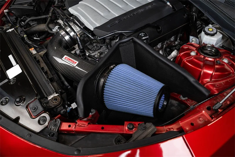 Corsa 16-24 Chevrolet Camaro SS 6.2L V8 Carbon Fiber Open Element Air Intake - Oiled - Image 2