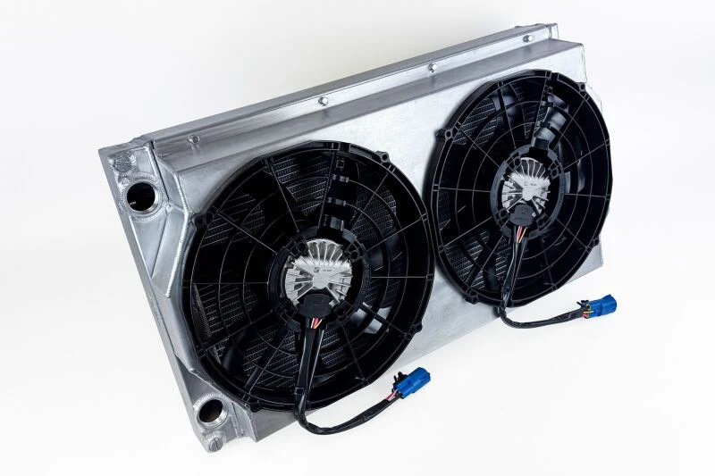 CSF Motorsport Radiator with Shroud - 14in SPAL Brushless Fans - Harnesses - Image 3