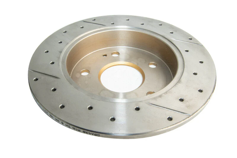 DBA 06-15 Acura CSX Rear Street Series Drilled & Slotted Rotor w/Gold Hat - Image 2