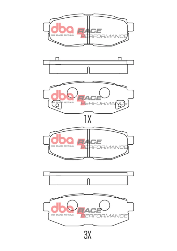 DBA 2012+ Subaru BRZ / 2012+ Toyota 86/GR 86 Rear RP Performance Brake Pads - Image 5