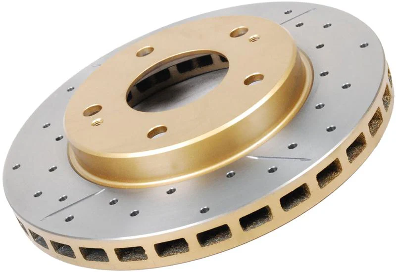 DBA 07-15 Acura CSX Type-S Front Street Series Drilled & Slotted Rotor w/Gold Hat