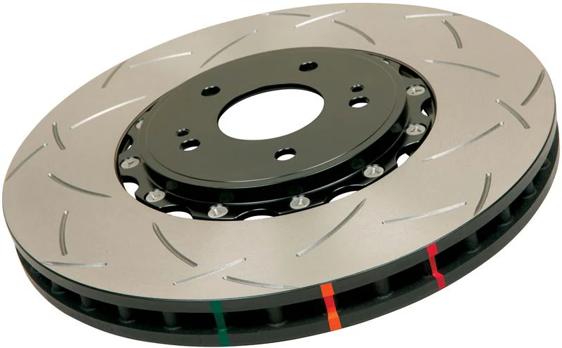 DBA 13-14 Ford Mustang Shelby GT500 8 Cyl Front 5000 Series Slotted Rotor w/Black Hat
