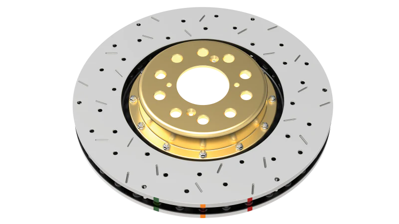 DBA 13-17 SRT Viper Except TA Package Rear 5000 Series Drilled & Slotted Ring - Image 4