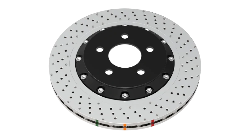 DBA 16-19 Audi R8 Iron Rotor Front 5000 Series Drilled Rotor w/Silver Hat - Image 5