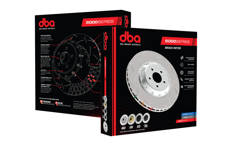 DBA 16-19 Audi R8 Iron Rotor Front 5000 Series Drilled Rotor w/Silver Hat - Image 6
