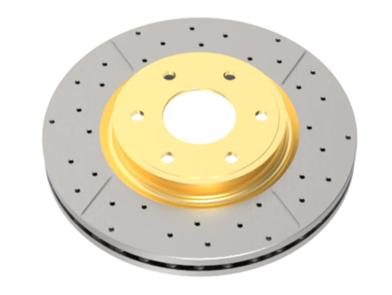 DBA 2004-2007 Toyota Prado / Lexus GX 470 Front Drilled & Slotted Street Series Rotor