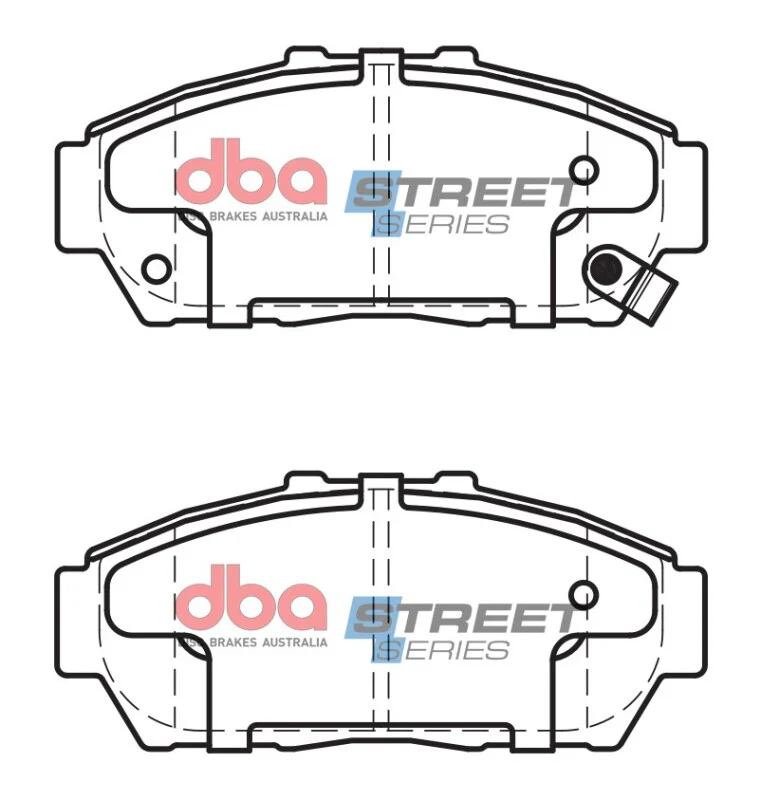 DBA 94-01 Acura Integra Front Street Series Brake Pads - Image 6